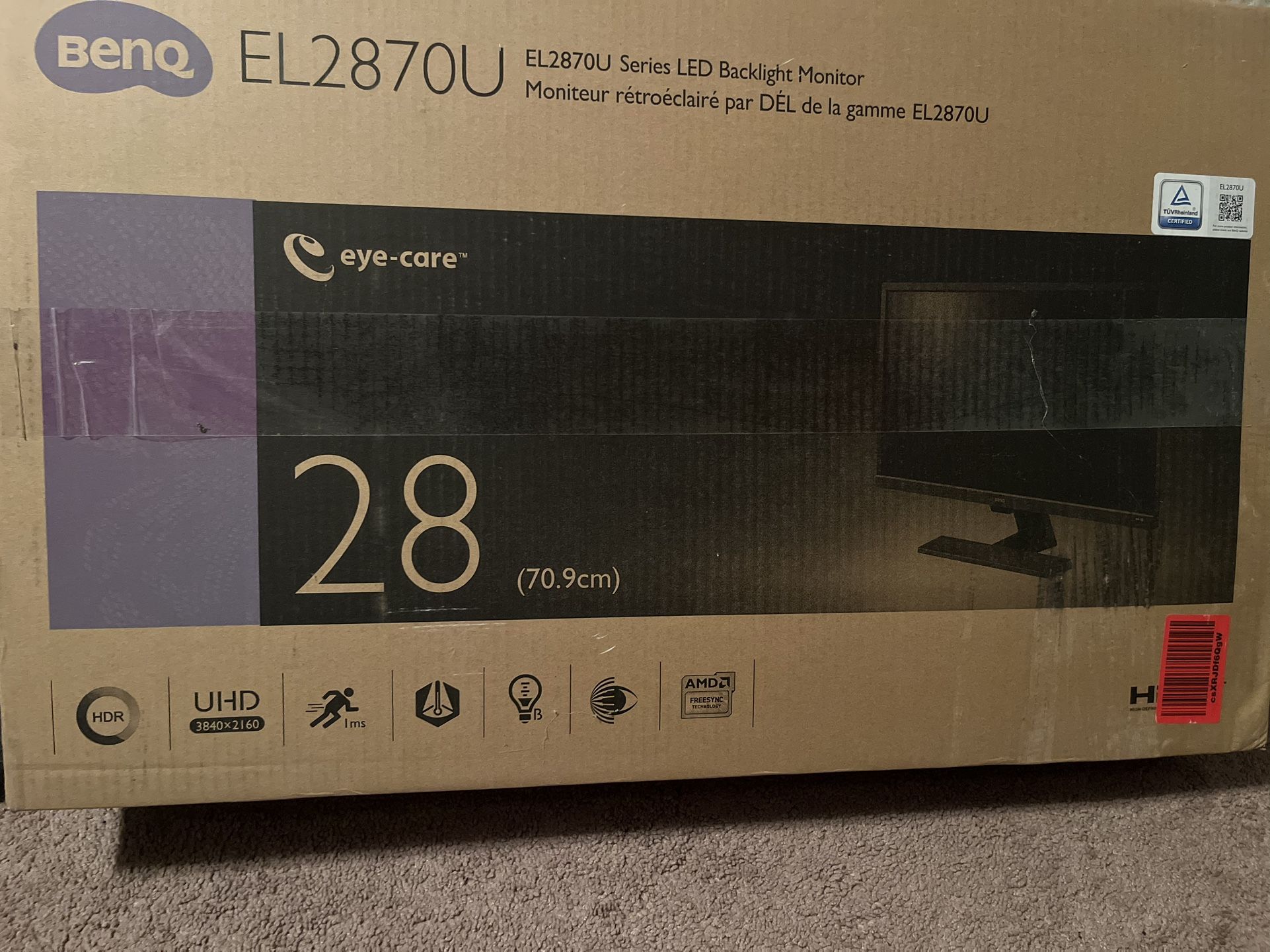 BENQ 28” Monitor