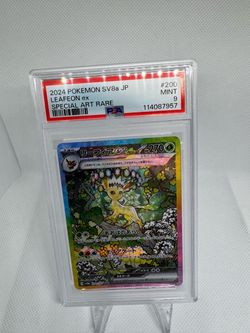 PSA 9 Leafeon ex Special Art Rare #200 SV8a JP