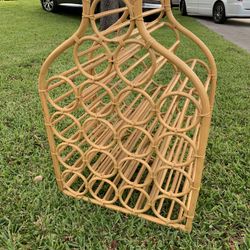 Vintage Wine Rack “rattan” Kendall Area