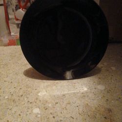 Black Ceramic Plates 