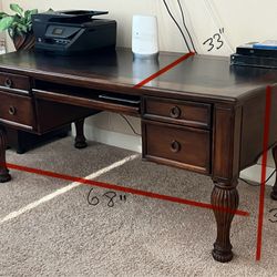 “Fine Solid Wood $3,000 Desk For Sale”
