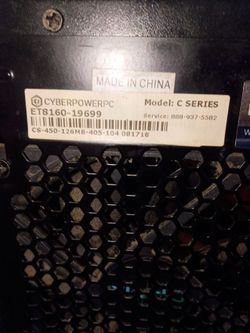 CyberpowerPC C Series Desktop Tower