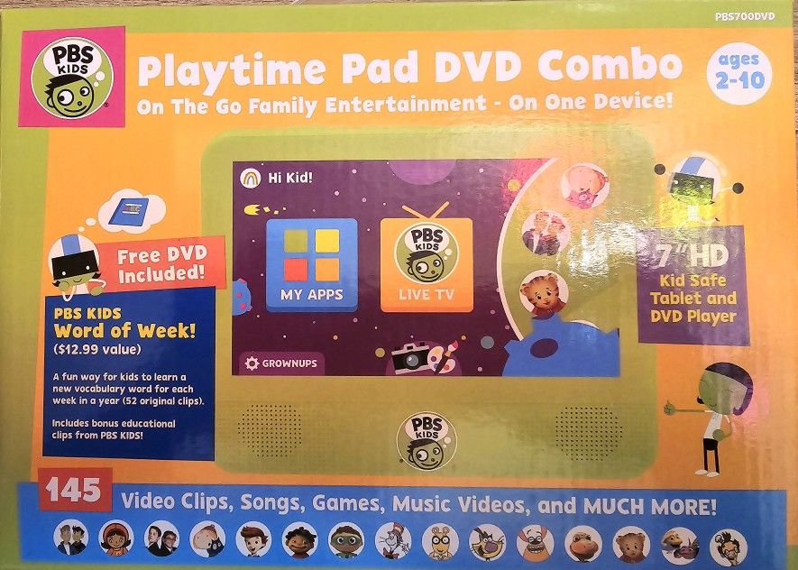 PBS Kids Playtime Pad DVD Combo