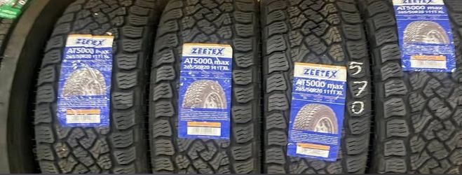 265/50/20 All Terrain Tires 