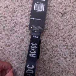 AC/DC DOG COLLAR LARGE