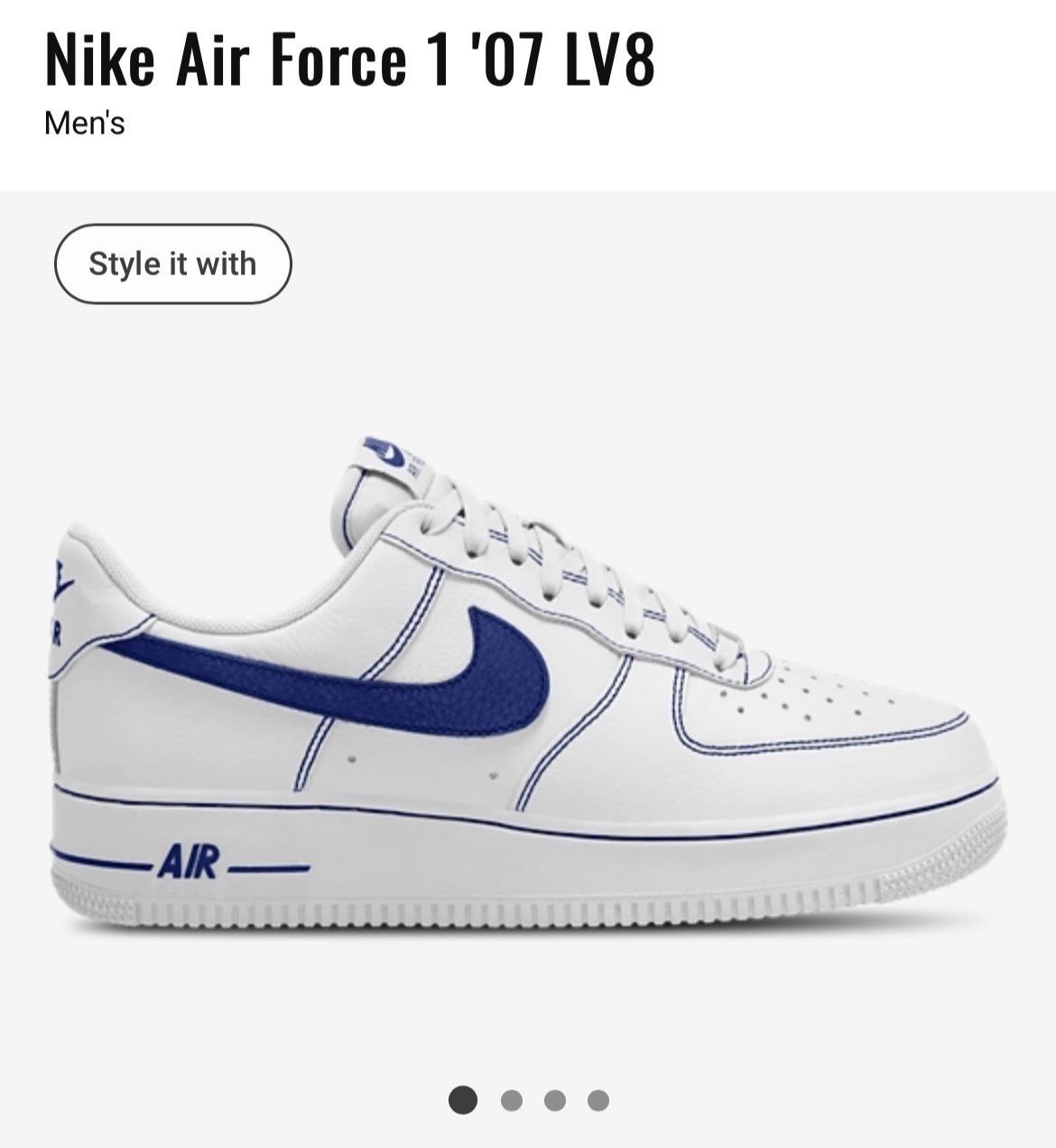 NIKE AF1 Size 8.5 mens/10 womens new in box $100