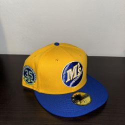 New Era Seattle Mariners Fitted Hat 7 1/2 