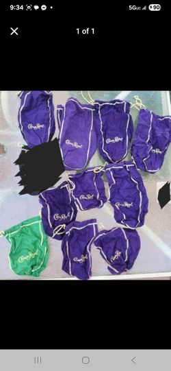 Crown Royal Drawstring Bags Lot of 12