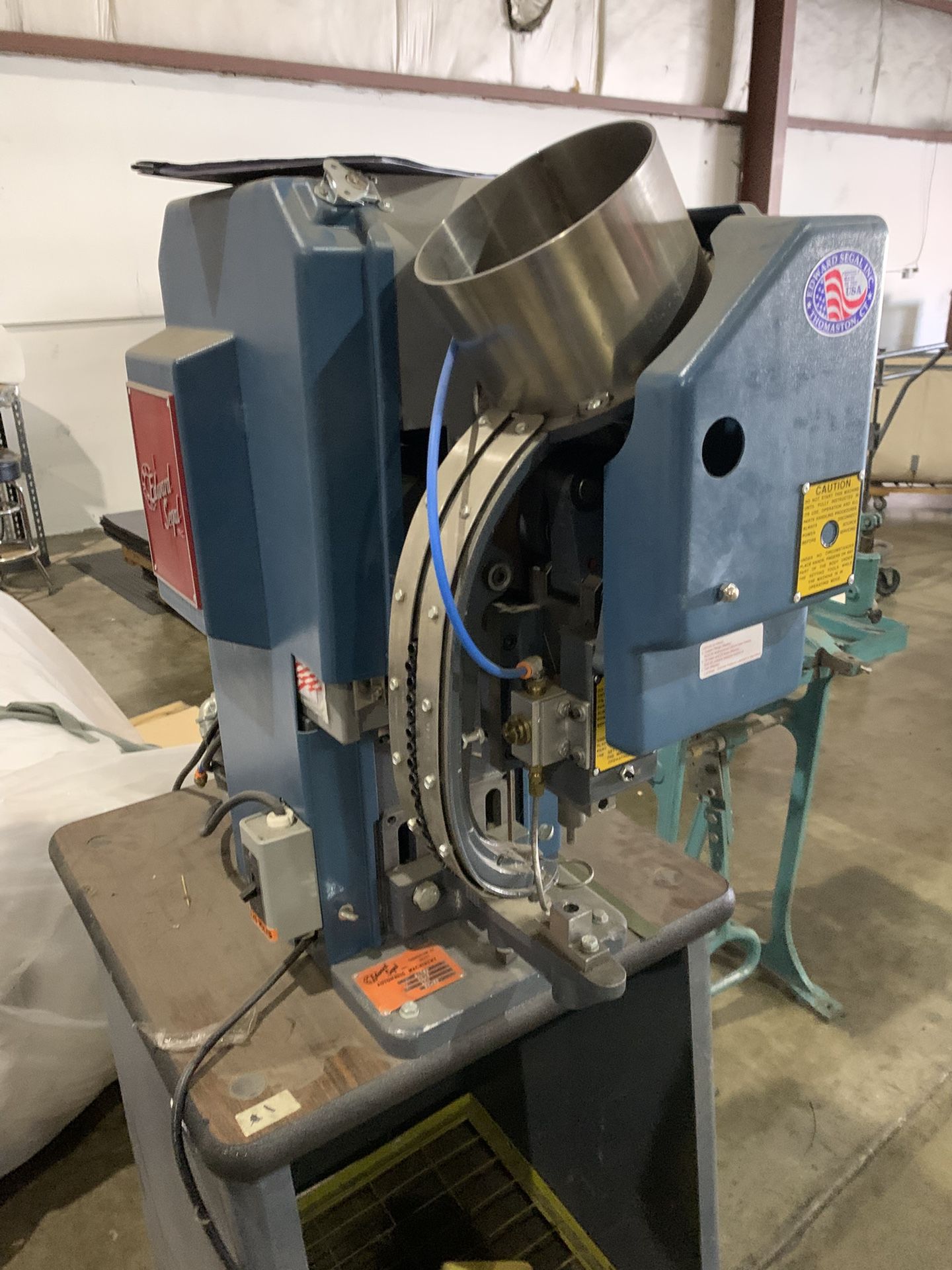 Edward Segal Pneumatic Grommet Machine