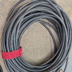 2) 100' lengths of coaxial video cable coax line