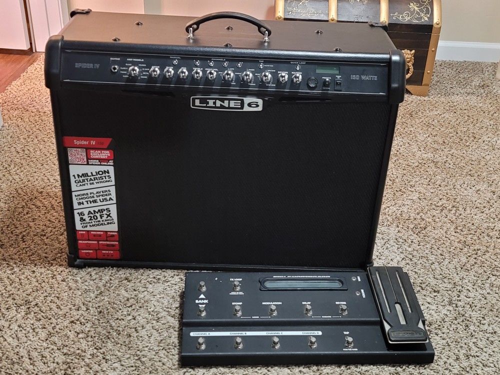 Line Six 150 Watt Amp and pedal