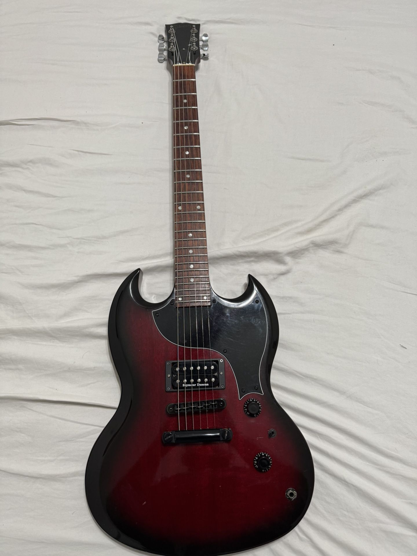 Gibson SG X, 1999, Dark Wineburst, Seymour Duncan, Good