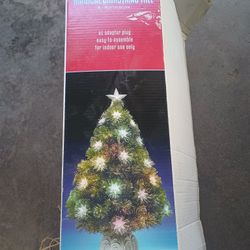 Vintage Fiber Optic Christmas Tree 