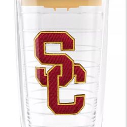 (2) USC Trojans 16 Oz Emblem Tumbler. Tervis Tumbler