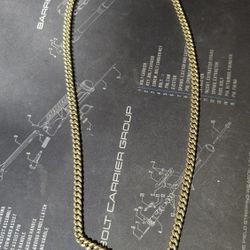 10kt cuban link gold chain 28inch