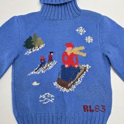 Ralph Lauren Vintage Hand Knit Sweater