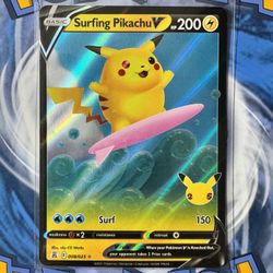 NM Surfing Pikachu V - Celebrations