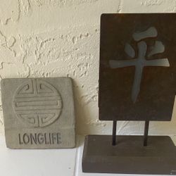 ZEN Candle Holder And Wall Plaque 