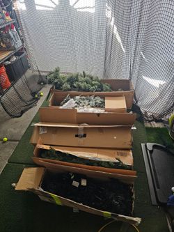 Artificial Christmas trees