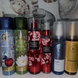 Fragrance mists