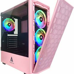 Apevia Predator-PK Mid Tower Pink Gaming Case