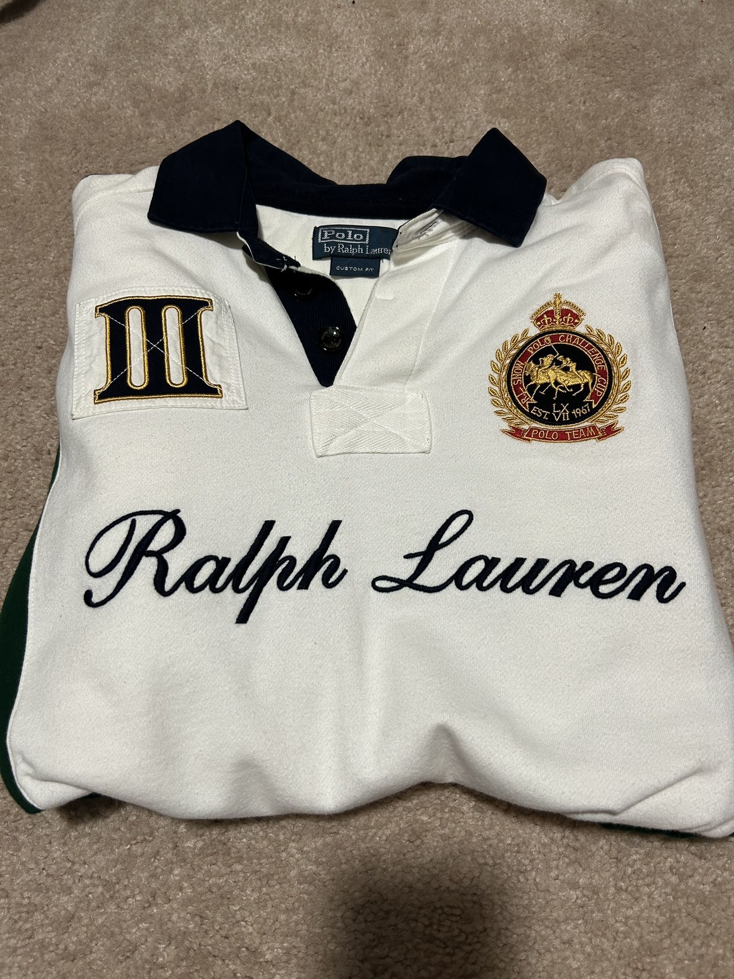 Ralph Lauren Polo Rugby Long Sleeve - Large