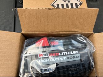 Brand new 6.0ah M18 18-Volt Lithium-Ion High Output Battery