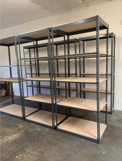 Used Boltless Storage Rack Shelving 48 in W x 18 in D Shelves Delivery Available