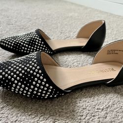 Fancy Black Flats