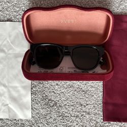 Gucci Sunglasses GG1238S 004 53 (Black) 53 mm