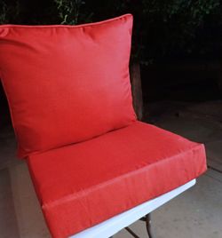 Cushion Set for Deep Seat Chair Ruby Red Arden Selections