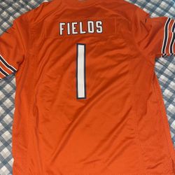 Justin Fields Chicago Bears Alternate Game Jersey.