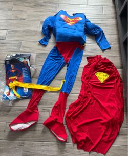 Superman Costume for Adults size S