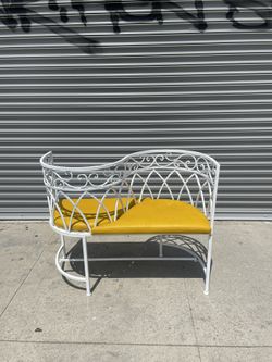 Vintage Conversation Bench (read Description)