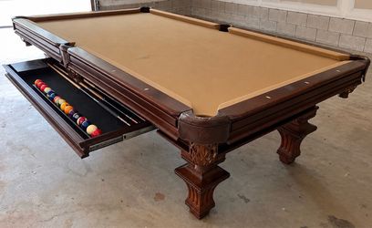 Pool table 9ft- New felt- ANY COLOR- Free Delivery