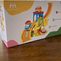 NEW Marstone Elephant Slide Toy - Baby/Toddler Car Ramp Set