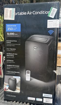 LG Portable AC 8kBTU and Dehumidifier 120v