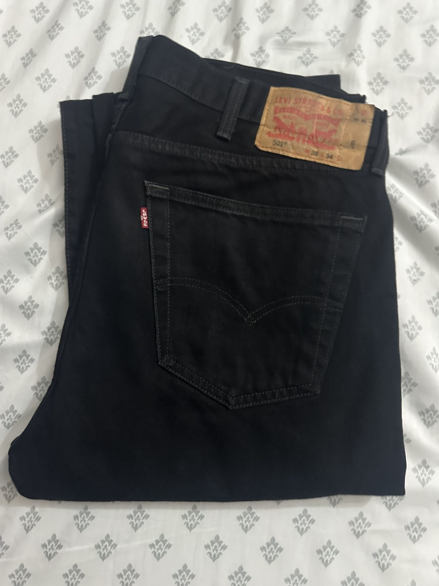 Levi’s Black 501’s