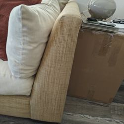 Crate & Barrel Quality Sofa Couch, Washable Cushions
