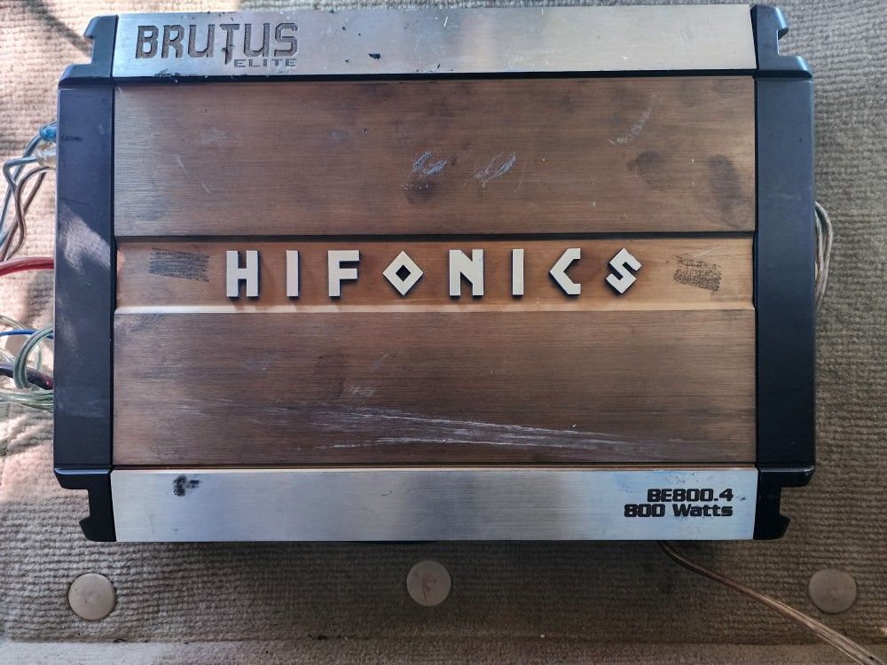 Brutus elite hifonics be800.4 800 Watts Amp