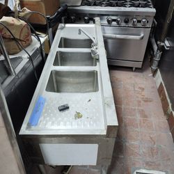 Bar Sink 3 Compartment 