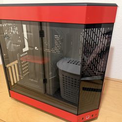 Hyte Y60 (Red/Black) & Corsair H115i RGB Elite AIO