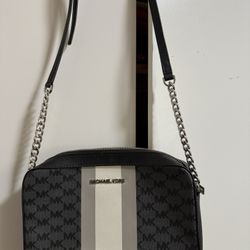 Michael Kors Black/ White MK Logo