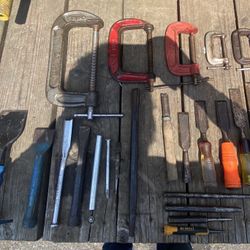 Clamps, Chisels And Punches