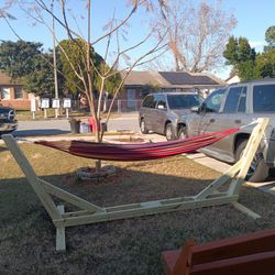 Hammock Stand and Hammock In a Bag Included
