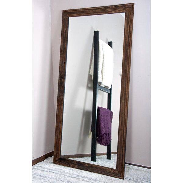 Tall wood mirror