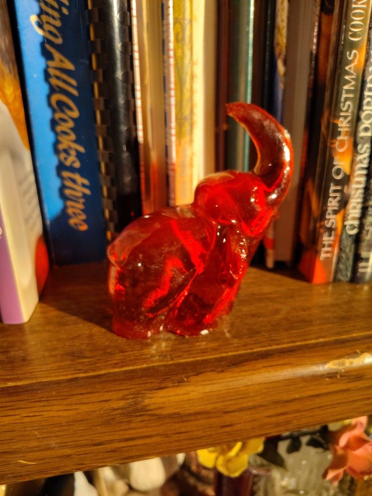 Antique Red Glass Genuine Article