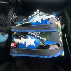 Bape X Marvel Collab Shoes