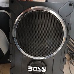 BOSS SUBWOOFER AND AMP