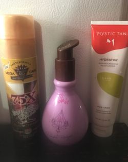 Half full tanning lotions